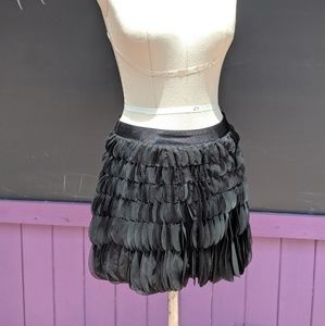 Cute layered mini skirt